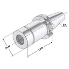ER-Precisionshylschuck SK 40 - 2/20 - 70 | ER 32