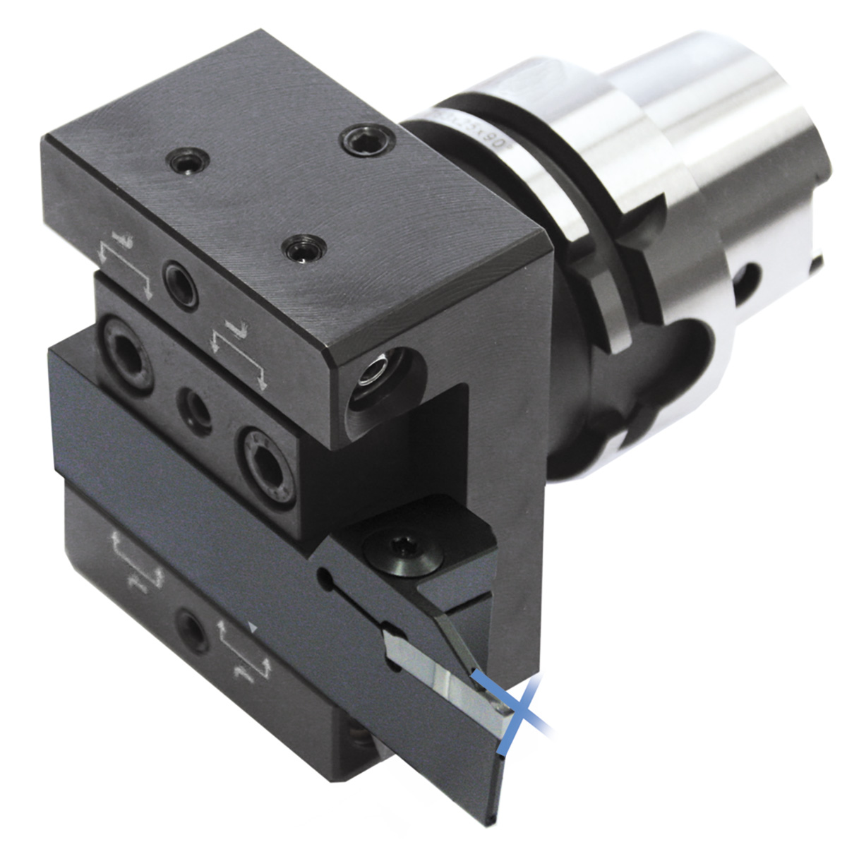 Svarvstålshållare 90° HSK 63-25-85 ISO 12164-3 HSK-T