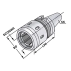 Fräschuck BT 40 - 25 - 90
