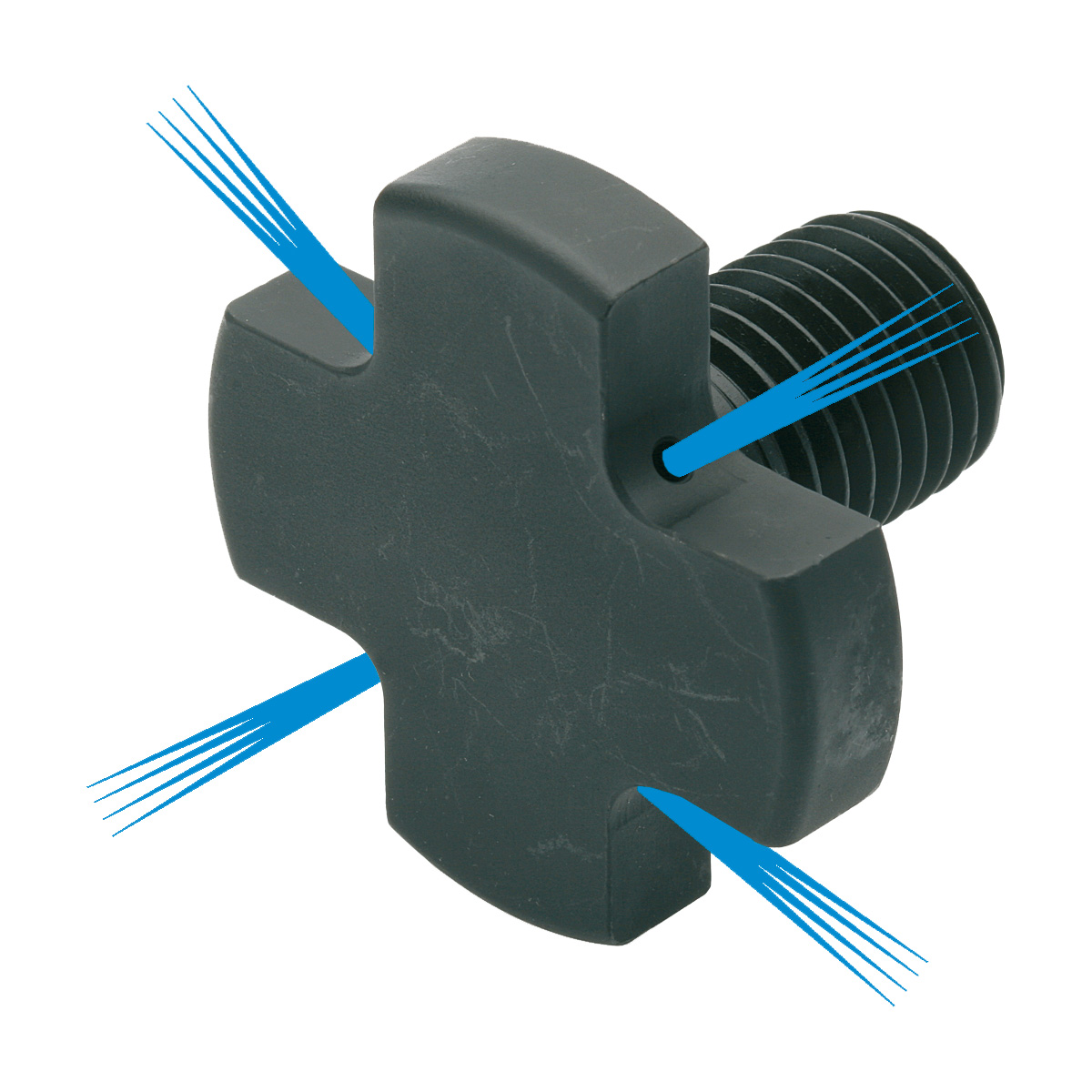 Fästskruvar DIN 6367 M16 med genomborrning för kylvätska