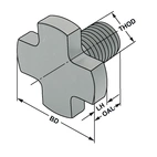 Fästskruvar DIN 6367 M8