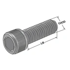 Insexskruvar M10 X 25 Din912
