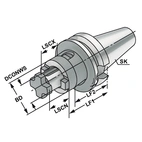 Fräsdonhållare BT 50 - 16 - 160