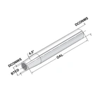 Krymppassförlängningar 4,5° 20 - 03 - 150