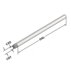 Kylmedelsrör M4 M4 - 2 - 200