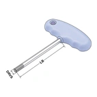 Sexkantskruvmejsel med tvärhandtag (T-handtag) 5 mm | LB=100mm