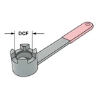 Nyckel för ändfräsdon Ø 60 | M30