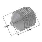 Spännskruvar M10x1x14 med konspets för Borrhållare D= 16 / 20 mm