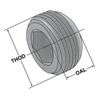 Spännskruvar M16 X P1,0 X 8L