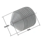 Spännskruvar M16x1x14 med konspets för Borrhållare D= 40 mm