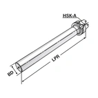 Testberså HSK 40 - 25 - 200
