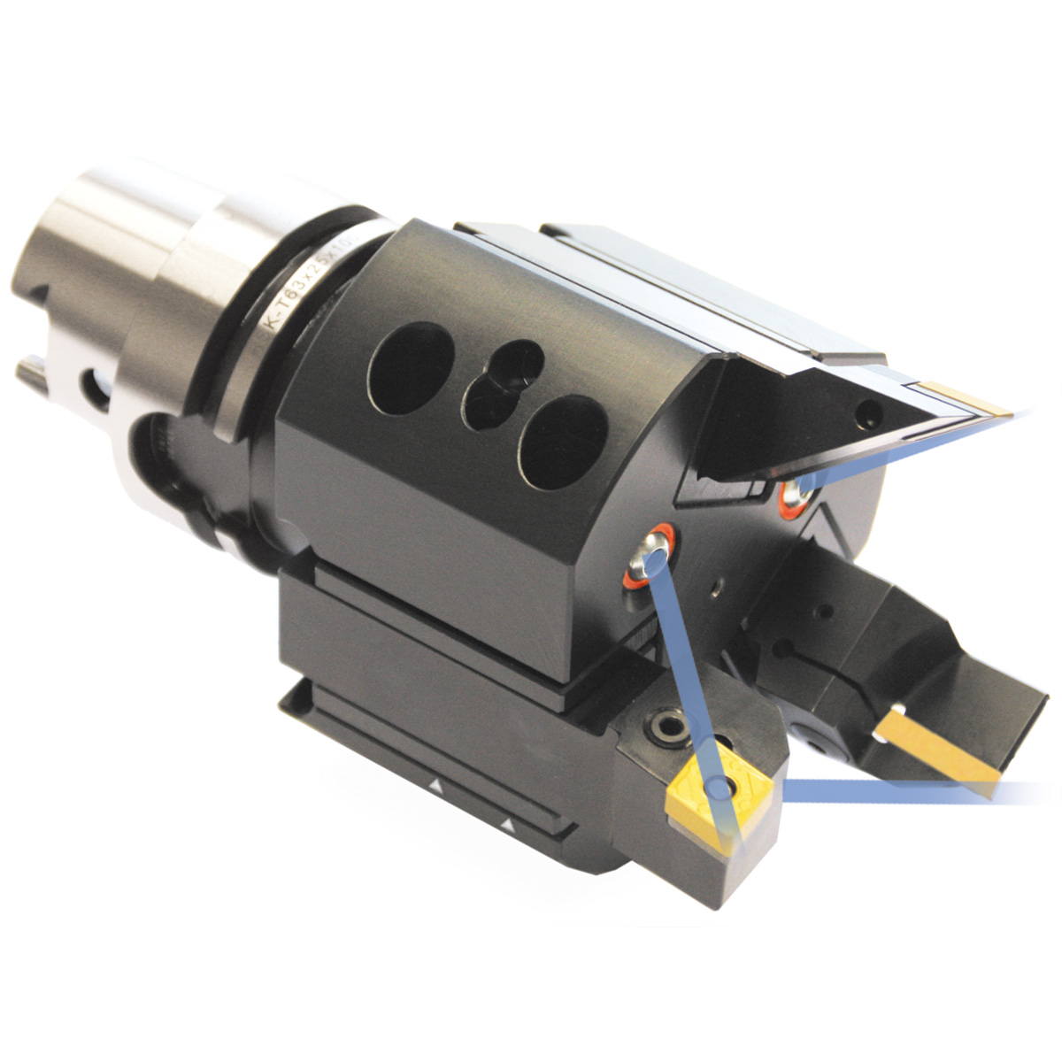 Trippel svarvstålshållare HSK 63-25-100 ISO 12164-3 HSK-T