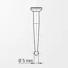 Mätspets rak Ø5 för Haimer centreringsindikator
