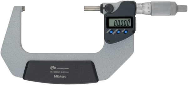 Digimatic Mikrometer IP65. 75-100mm. friktionstrumma. med datautgång