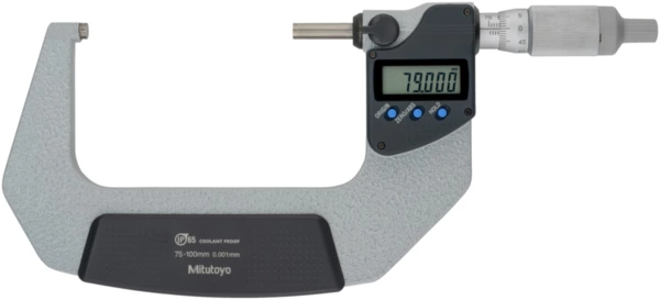 Digimatic Mikrometer IP65. 75-100mm. utan datautgång. friktionstrumma
