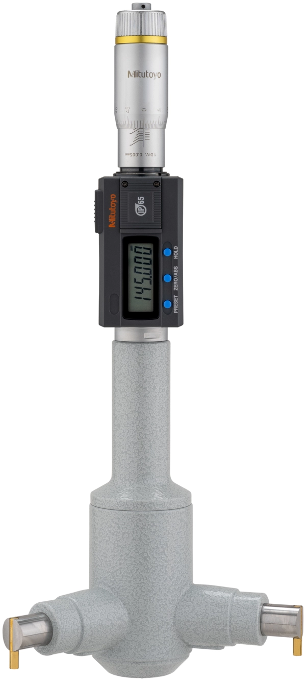 Digimatic invändig trepunktsmikrometer. 125-150mm. IP65. TIN