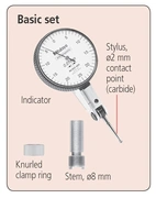 Vippindikator. 0.2mm. 0.002mm