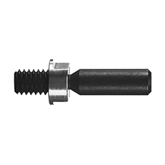 M4 kollisionsskyddsenhet i silverstål, L 15 mm