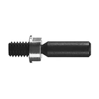 M4 kollisionsskyddsenhet i silverstål, L 15 mm