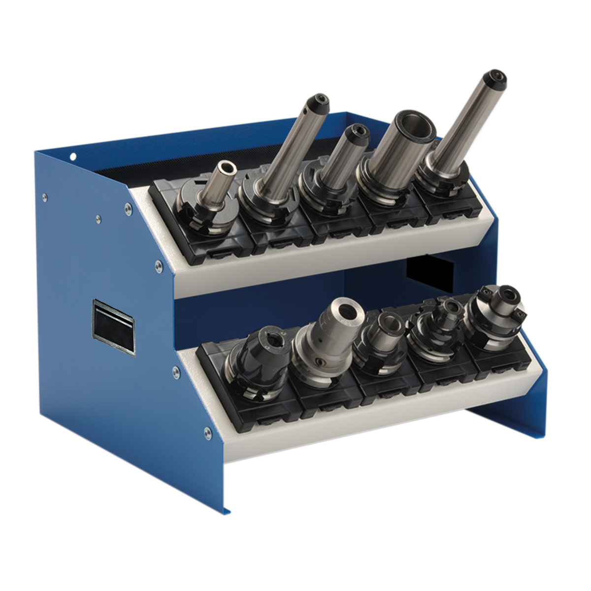 Bänkställ för CNC-verktygshållare - 2 magasin 425 x 375 x 300 - för E1, E2 OCH E3