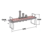 CNC-verktygshållare| HSK 63-A+F | PSK 6 insatser
