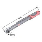 Digital momentnyckel 3/8" 10 - 100 Nm